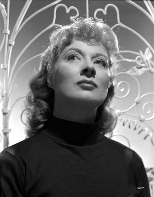 Greer Garson on a Dark Turtle Neck Portrait Photo Print - Item # VARCEL698903