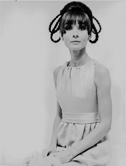 Audrey Hepburn White Dress Photo Print - Item # VARCEL698905