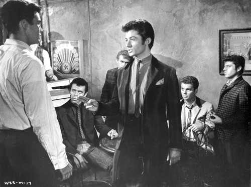 West Side Story Movie Man in Suit Talking to a Man in White Shirt Photo Print - Item # VARCEL698916