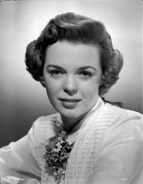 Nancy Gates smiling in Classic Photo Print - Item # VARCEL698953