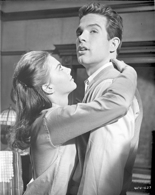 Splendor In The Grass Cast Members hugging Couple Portrait Excerpt from Film in Black and White Photo Print - Item # VARCEL698964