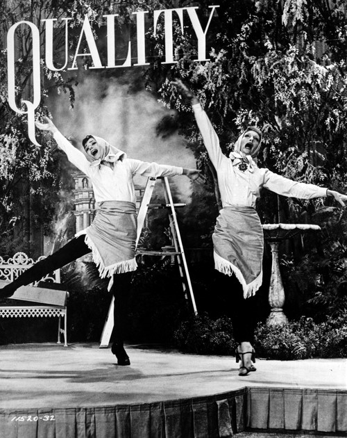 Audrey Hepburn Dancing and singing on Stage Photo Print - Item # VARCEL698945