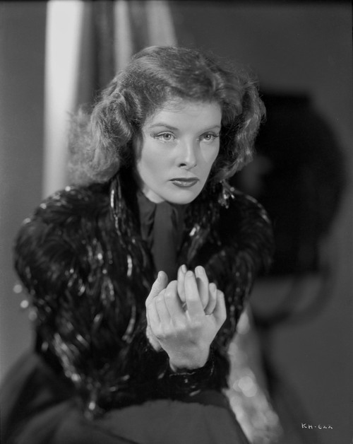 Katherine Hepburn posed in Black Dress Photo Print - Item # VARCEL698978