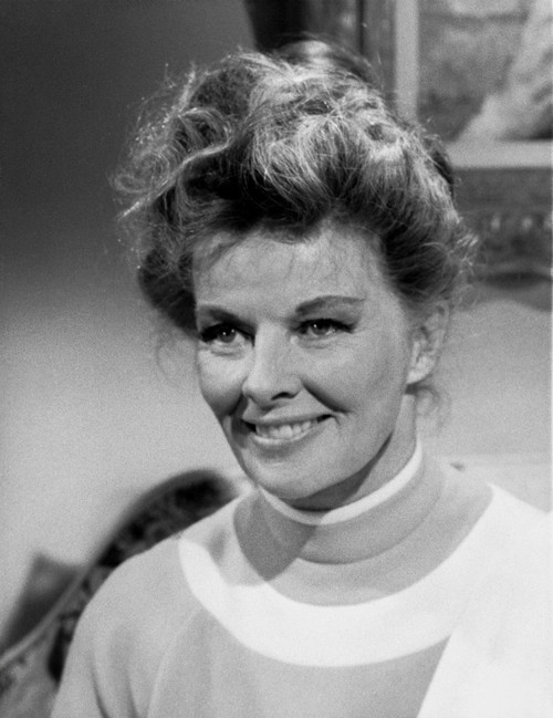 Katharine Hepburn Pose in White Shirt Photo Print - Item # VARCEL699030
