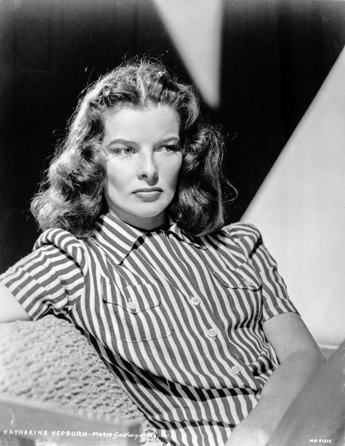 Katharine Hepburn in Black and White Photo Print - Item # VARCEL699078