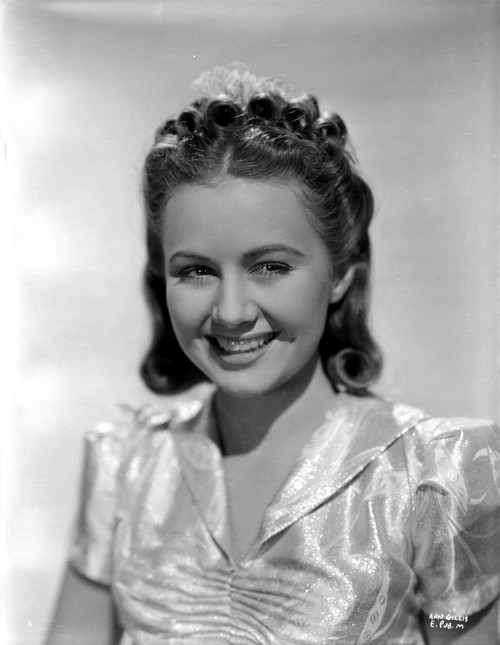 Ann Gillis smiling and wearing a Glossy Blouse Portrait Photo Print - Item # VARCEL699089
