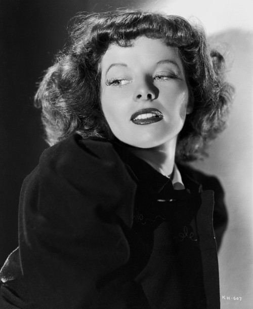 Portrait of Katharine Hepburn wearing Fur Coat Photo Print - Item # VARCEL699117