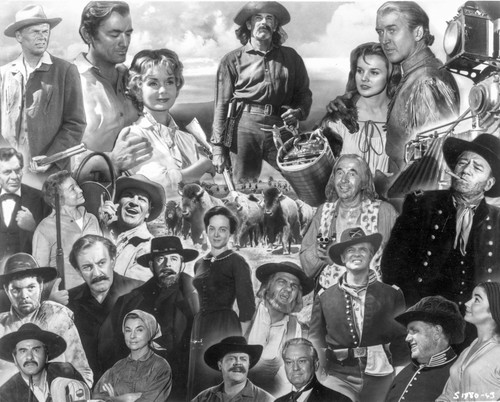 Collage of characters in How the West Was Won Photo Print - Item # VARCEL699100