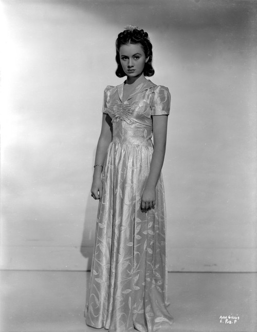 Ann Gillis on a Silk Long Gown Portrait Photo Print - Item # VARCEL699107