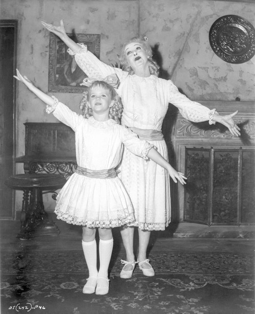 Whatever Happened To Baby Jane Girl and Woman in Same Dress Photo Print - Item # VARCEL699109