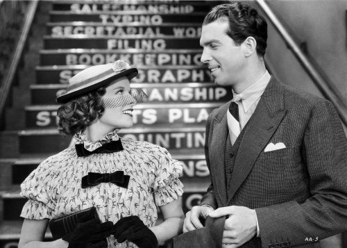 Katharine Hepburn and a Man Starring Each Other Photo Print - Item # VARCEL699147