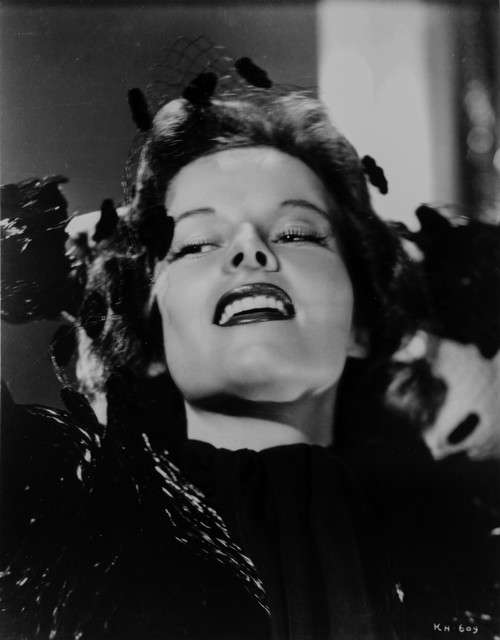 Katharine Hepburn in Black Gown Portrait Photo Print - Item # VARCEL699126