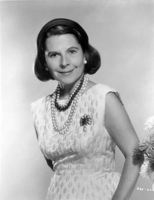 Ruth Gordon on a Sleeveless Dress with Pearl Necklace Photo Print - Item # VARCEL699200