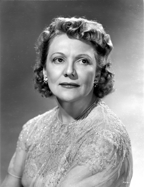 Minna Gombell on a Lace Top Portrait Photo Print - Item # VARCEL699181