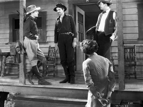 Katharine Hepburn with Three Men Movie Scene Photo Print - Item # VARCEL699207