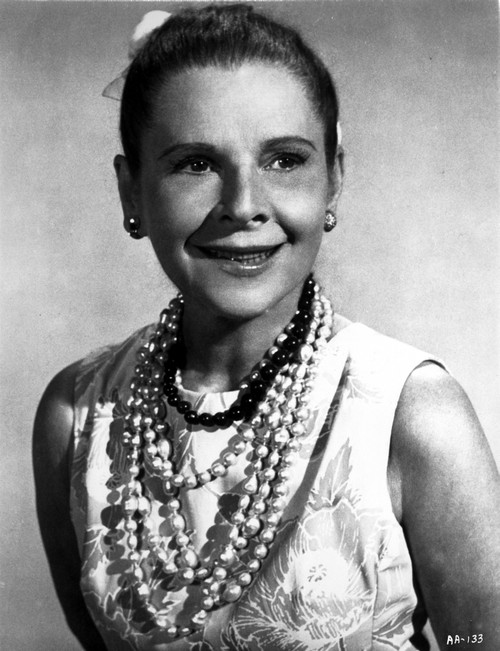 Ruth Gordon on a Pearl Necklace Portrait Photo Print - Item # VARCEL699190