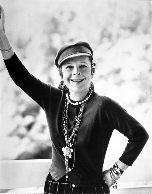 Ruth Gordon on a Full Sleeve Top smiling Portrait Photo Print - Item # VARCEL699193