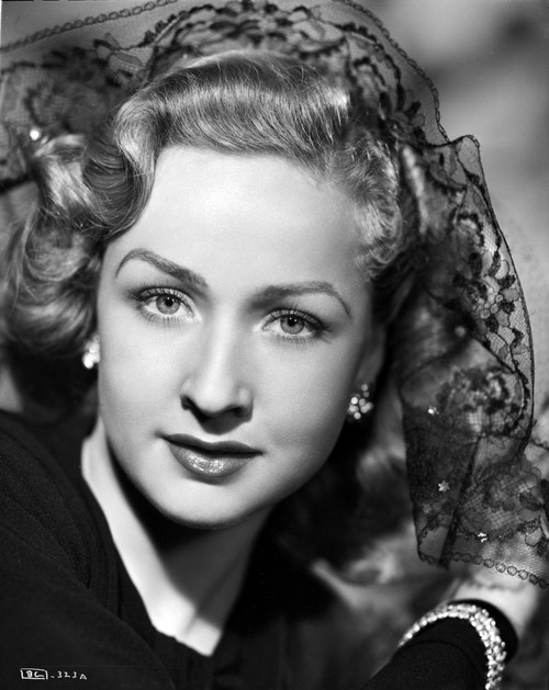 Bonita Granville on a Netted Veil Leaning Portrait Photo Print - Item # VARCEL699263