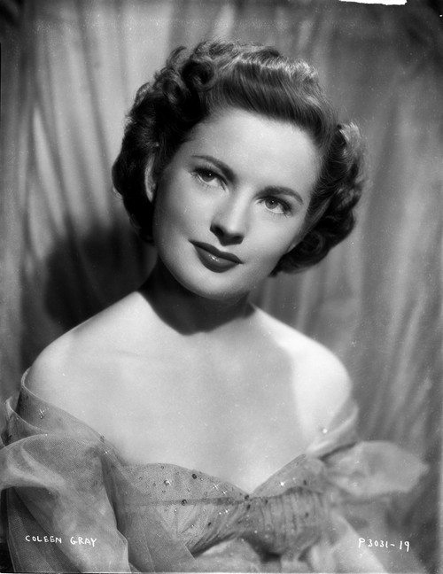 Colleen Gray Looking Away in Gown Portrait Photo Print - Item # VARCEL699326