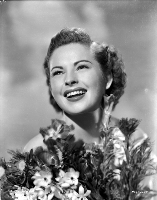 Colleen Gray Surrounded with Flowers Portrait Photo Print - Item # VARCEL699335