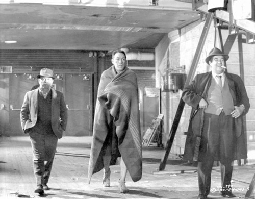Requiem For A Heavyweight Scene of Louis with Escorts Excerpt from Film in Black and White Photo Print - Item # VARCEL699367
