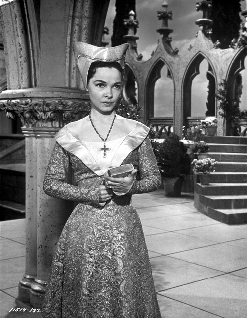 Kathryn Grayson on A V-Neck Printed Dress Photo Print - Item # VARCEL699376