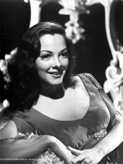 Kathryn Grayson Sitting And Smiling Portrait Photo Print - Item # VARCEL699365