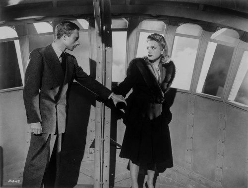 Saboteur Couple Holding Hands in Movie Scene Photo Print - Item # VARCEL699513