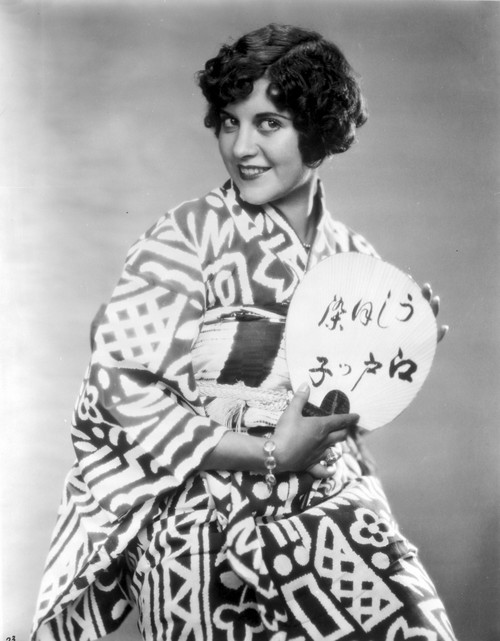 A portrait of Dorothy Gulliver in Japanese clothing Photo Print - Item # VARCEL699521