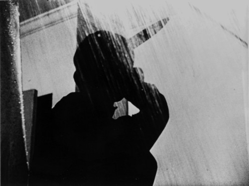 Psycho Portrait of the Killer Excerpt from Film in Black and White Photo Print - Item # VARCEL699522