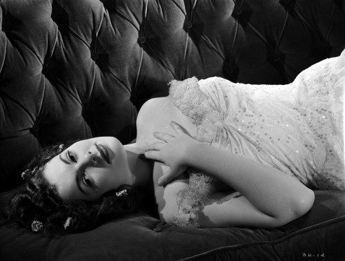 Barbara Hale Lying on a Couch with Tube Dress Photo Print - Item # VARCEL699561