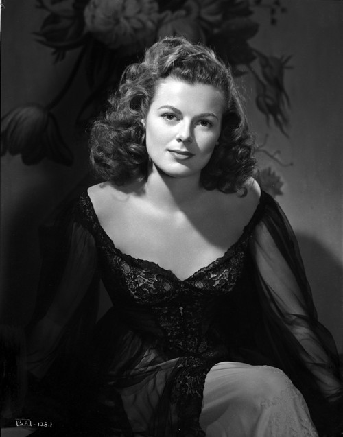 Barbara Hale on a Dark Dress sitting Photo Print - Item # VARCEL699570