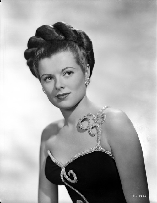 Barbara Hale on a Tube sitting Portrait Photo Print - Item # VARCEL699576