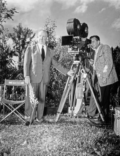 Hitchcock Alfred Filming and Directing Photo Print - Item # VARCEL699633