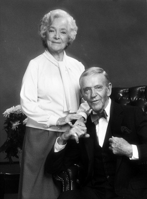 A portrait of Helen Hayes and co stats Photo Print - Item # VARCEL699635