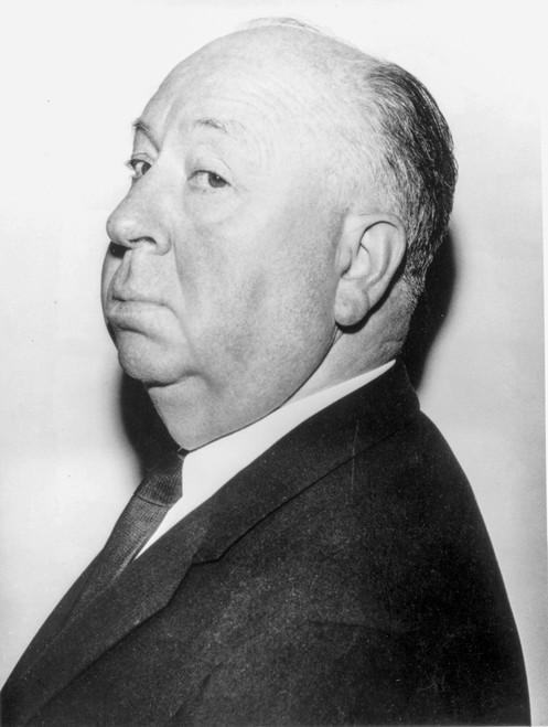 Hitchcock Alfred in Close Up Portrait Photo Print - Item # VARCEL699660
