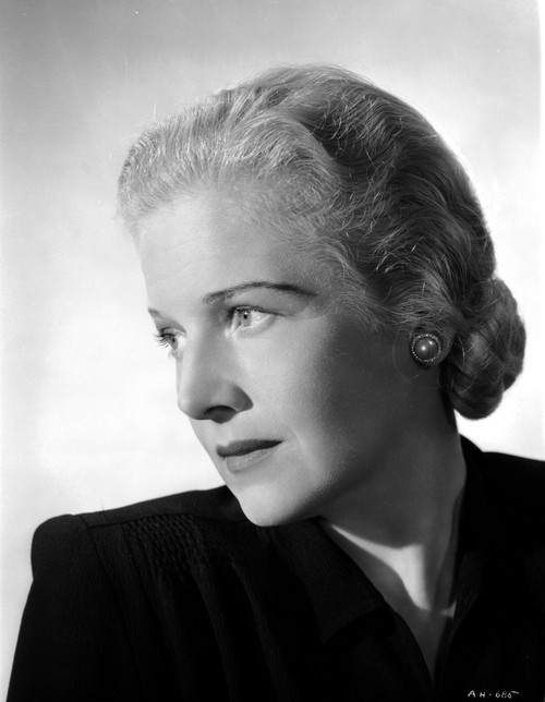 Ann Harding Looking Sad wearing Black Blouse in Portrait Photo Print - Item # VARCEL699692