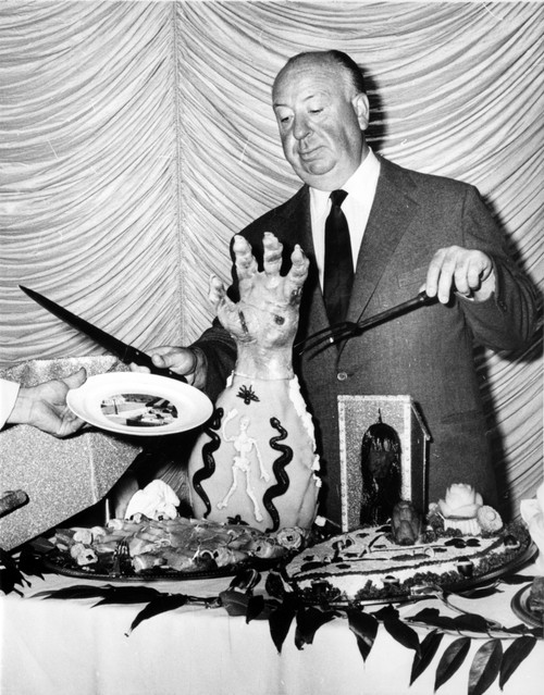 Hitchcock Alfred in a Black Suit and Tie Photo Print - Item # VARCEL699666