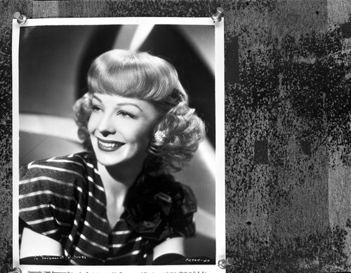 A portrait of Signe Hasso Photo Print - Item # VARCEL699753