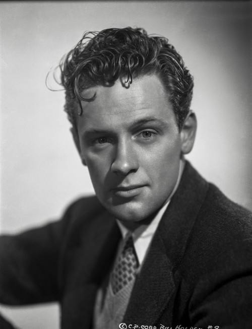 William Holden Looking Serious in Classic Tuxedo Portrait Photo Print - Item # VARCEL699797
