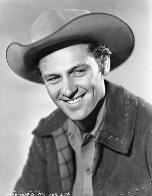 William Holden Close Up Portrait in Cowboy Outfit Photo Print - Item # VARCEL699817