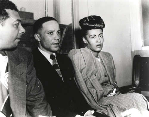 Billie Holiday Seated wearing Tuxedo Candid Photo Photo Print - Item # VARCEL699848