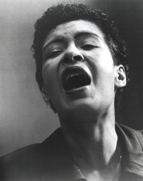 Billie Holiday Screaming Portrait Photo Print - Item # VARCEL699840