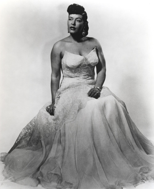 Billie Holiday in Wedding Gown Portrait Photo Print - Item # VARCEL699851