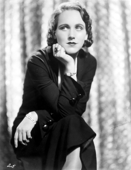 Hobart Rose sitting Crossing Legs Portrait Photo Print - Item # VARCEL699956
