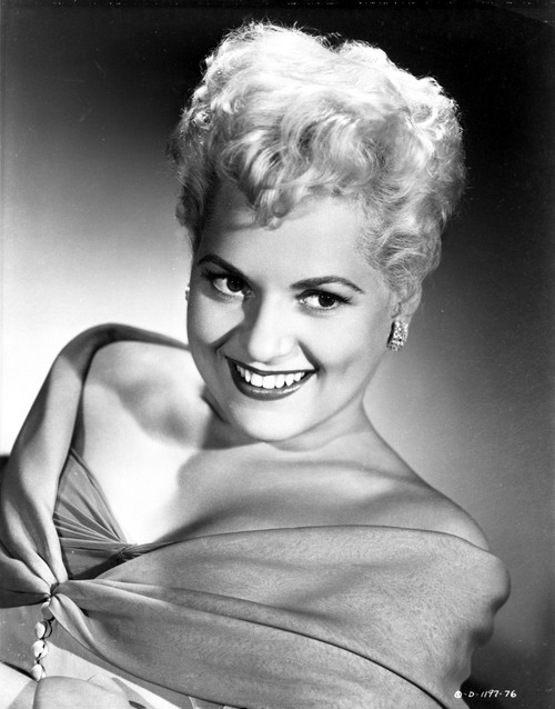 Judy Holliday smiling and Leaning Portrait Photo Print - Item # VARCEL700022