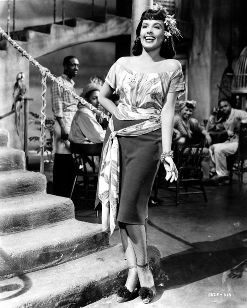 Lena Horne in Black and White Portrait Photo Print - Item # VARCEL700069