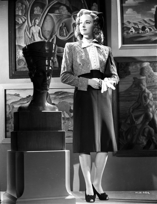 Martha Holliday Long Sleeve Dress and standing Portrait Photo Print - Item # VARCEL700102