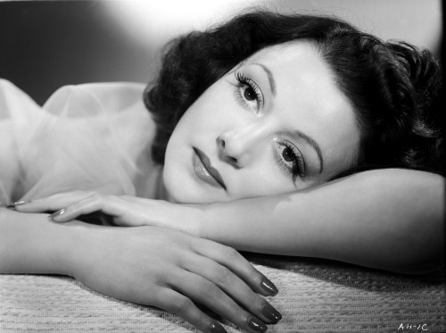 Ann Hunter Leaning Face on Arms Portrait Photo Print - Item # VARCEL700271