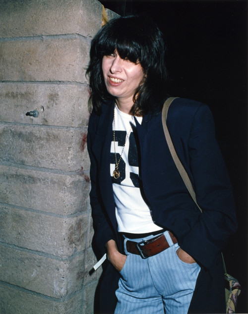 Chrissie Hynde Posed in Black Suit Photo Print - Item # VARCEL700279